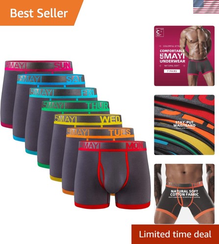 Soft cotton men boxer briefs - men's,